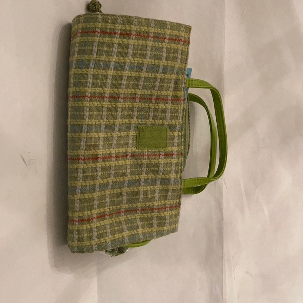 Travel make-up bag retro style.